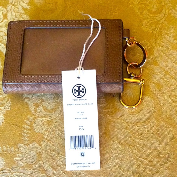 NWT Tory Burch half zip card case - Picture 3 of 5